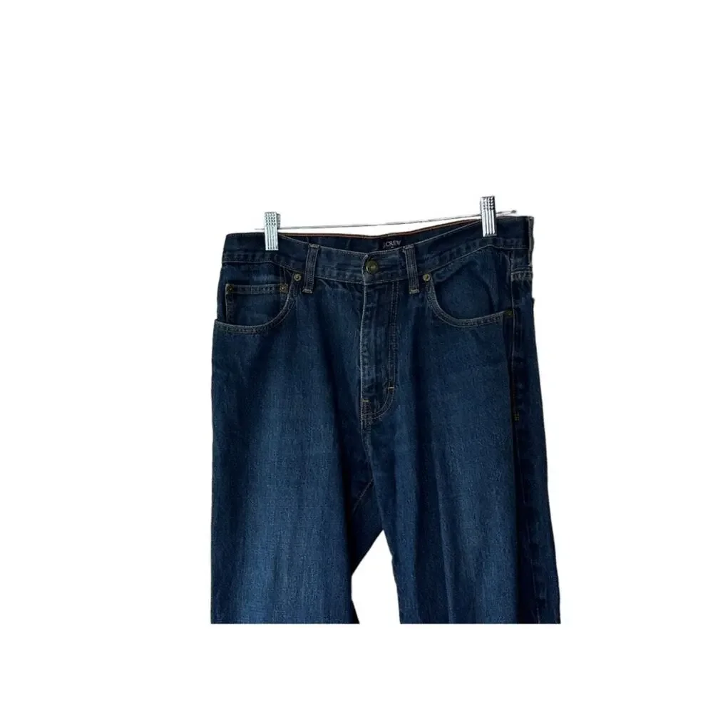 J.Crew Medium Rinse THE BARROW Relaxed Fit  Men's Jeans 31x30